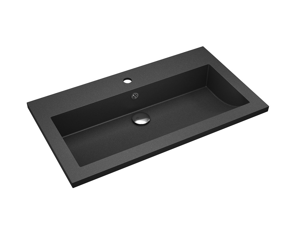 Умывальник AquaSanita BQA 80 601 (черный) Умывальник AquaSanita BQA 80 601 (черный)