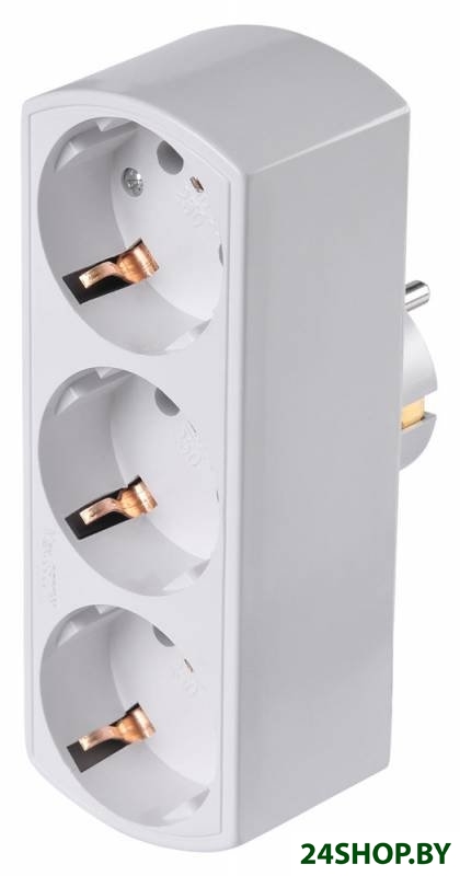 Сетевой разветвитель Buro BU-PS3G-W (3 розетки) белый Сетевой разветвитель Buro BU-PS3G-W (3 розетки) белый