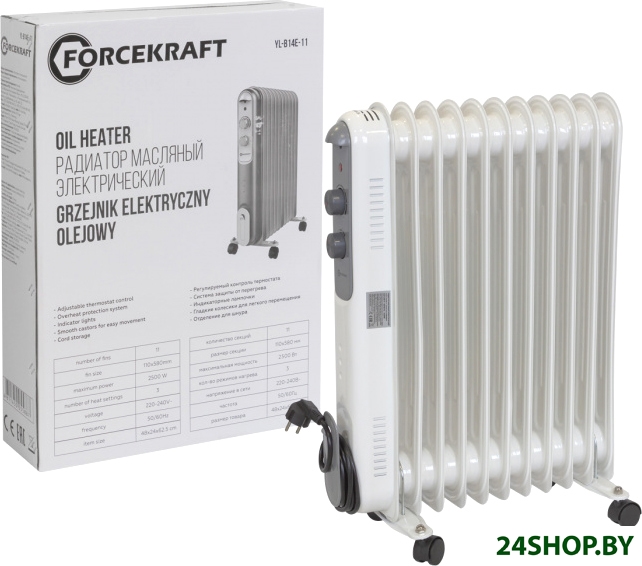 Масляный радиатор ForceKraft FK-YL-B14E-11 Масляный радиатор ForceKraft FK-YL-B14E-11