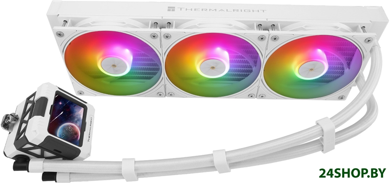 Жидкостное охлаждение для процессора Thermalright Frozen Warframe 360 ARGB (белый) Жидкостное охлаждение для процессора Thermalright Frozen Warframe 360 ARGB (белый)