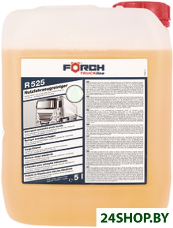 FORCH Интенсивный очиститель R525 средство для б/к мойки щелочной 5л FORCH Интенсивный очиститель R525 средство для б/к мойки щелочной 5л