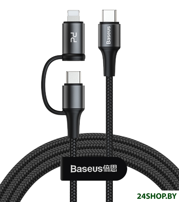 Кабель Baseus CATLYW-H01 (1м, черный) Кабель Baseus CATLYW-H01 (1м, черный)