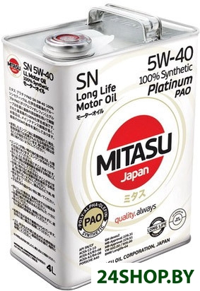Моторное масло Mitasu MJ-112 5W-40 4л Моторное масло Mitasu MJ-112 5W-40 4л