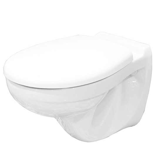 Унитаз Керамин Гранд R консольный с жестким сиденьем Унитаз Керамин Гранд R консольный с жестким сиденьем