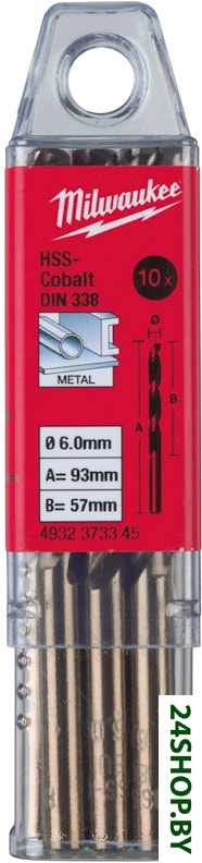 Набор сверл Milwaukee 4932373341 (10 предметов) Набор сверл Milwaukee 4932373341 (10 предметов)