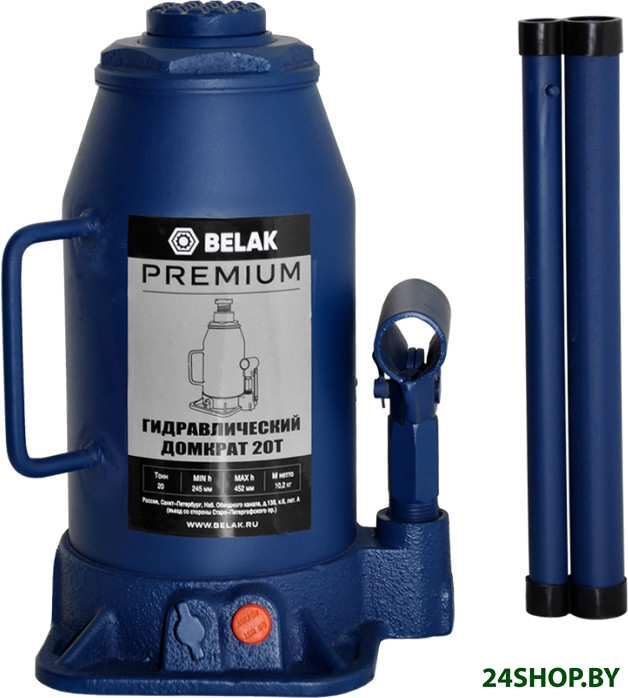 Бутылочный домкрат БелАК Premium BAK.30020 20т Бутылочный домкрат БелАК Premium BAK.30020 20т