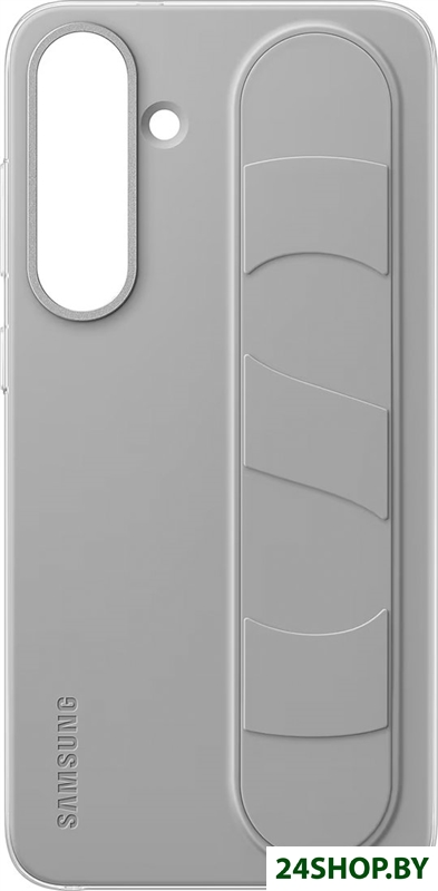 Чехол для телефона Samsung Standing Grip Case Galaxy S25+ (серый) Чехол для телефона Samsung Standing Grip Case Galaxy S25+ (серый)