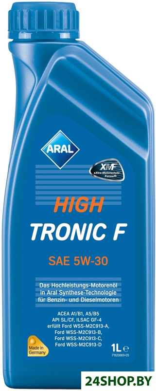 Моторное масло Aral High Tronic F SAE 5W-30 1л Моторное масло Aral High Tronic F SAE 5W-30 1л