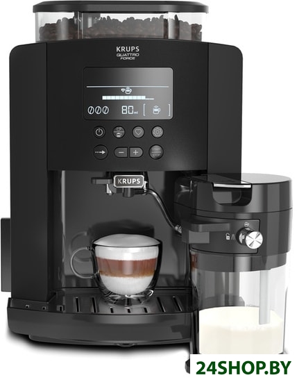 Кофемашина Krups Arabica Latte EA819N10 (черный) Кофемашина Krups Arabica Latte EA819N10 (черный)