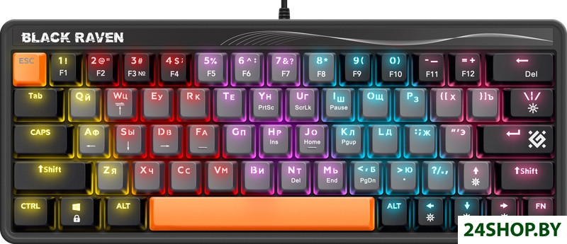 Клавиатура Defender Black Raven GK-417 45413 Клавиатура Defender Black Raven GK-417 45413