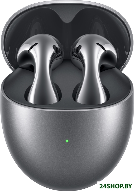Наушники Huawei FreeBuds 5 (мерцающий серебристый, международная версия) Наушники Huawei FreeBuds 5 (мерцающий серебристый, международная версия)