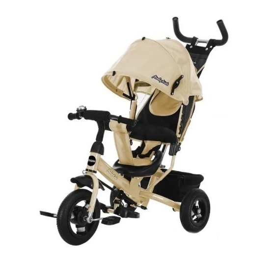 Детский велосипед Moby Kids Comfort 10x8 AIR (бежевый) Детский велосипед Moby Kids Comfort 10x8 AIR (бежевый)