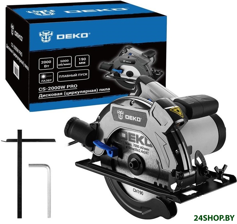 Дисковая (циркулярная) пила Deko CS-2000W PRO 084-1152 Дисковая (циркулярная) пила Deko CS-2000W PRO 084-1152