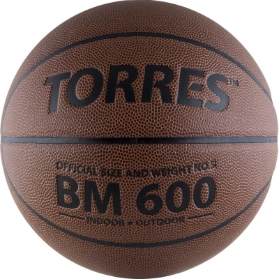 Мяч баскетбольный TORRES BM600 (B10026) Мяч баскетбольный TORRES BM600 (B10026)