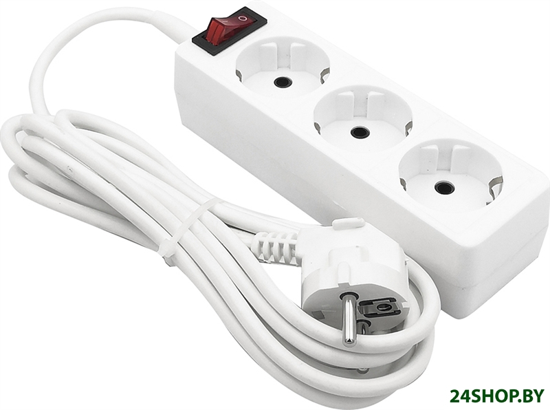 Удлинитель Gelberk GLK-3gb (5 м, белый) Удлинитель Gelberk GLK-3gb (5 м, белый)