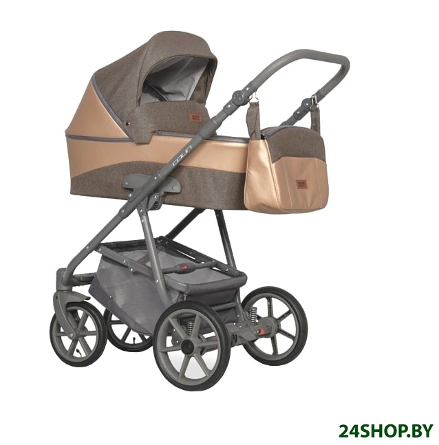 Универсальная коляска RIKO Colin (2 в 1, 03 коричневый) Универсальная коляска RIKO Colin (2 в 1, 03 коричневый)