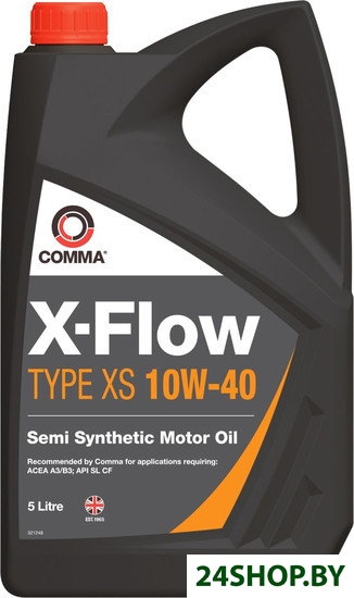 Моторное масло Comma X-Flow Type XS 10W-40 5л Моторное масло Comma X-Flow Type XS 10W-40 5л