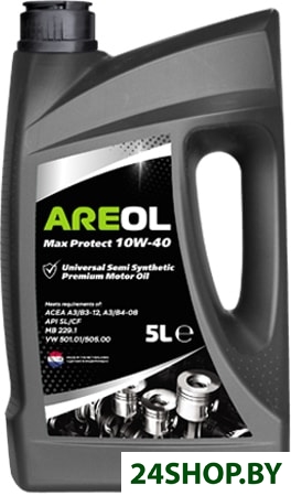 Моторное масло Areol Max Protect 10W-40 5л Моторное масло Areol Max Protect 10W-40 5л