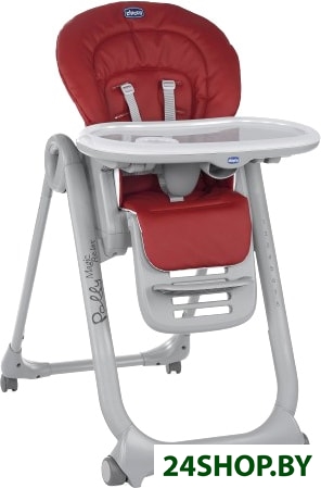 Высокий стульчик Chicco Polly Magic Relax (red passion) Высокий стульчик Chicco Polly Magic Relax (red passion)