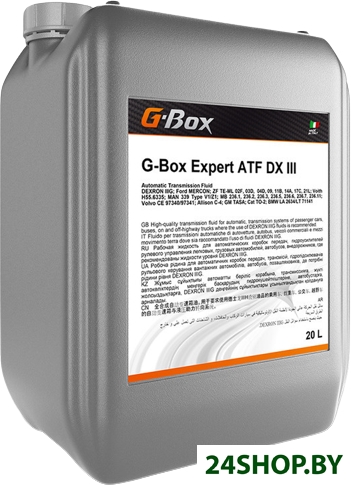 Трансмиссионное масло G-Energy G-Box Expert ATF DX III 20л Трансмиссионное масло G-Energy G-Box Expert ATF DX III 20л