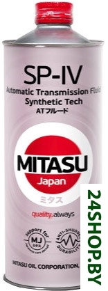 Трансмиссионное масло Mitasu MJ-332 ATF SP-IV Synthetic Tech 1л Трансмиссионное масло Mitasu MJ-332 ATF SP-IV Synthetic Tech 1л