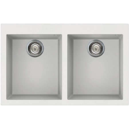 Кухонная мойка Elleci Quadra 350 Bianco Titano 68 Кухонная мойка Elleci Quadra 350 Bianco Titano 68