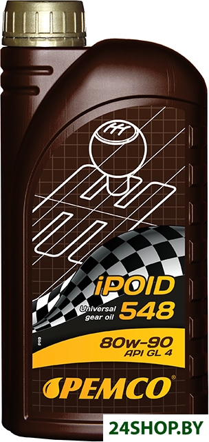 Трансмиссионное масло Pemco iPOID 548 80W-90 GL-4 API GL-4 1л Трансмиссионное масло Pemco iPOID 548 80W-90 GL-4 API GL-4 1л