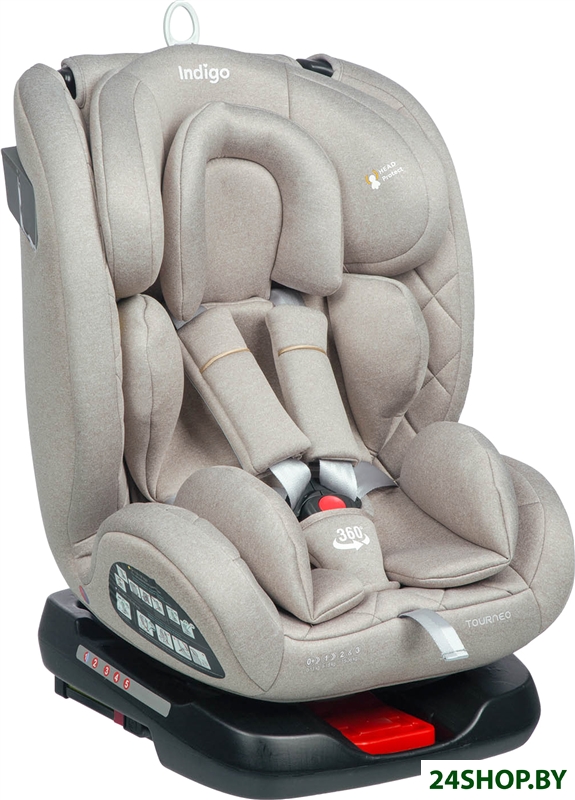 Детское автокресло Indigo Tourneo Isofix (бежевый) Детское автокресло Indigo Tourneo Isofix (бежевый)