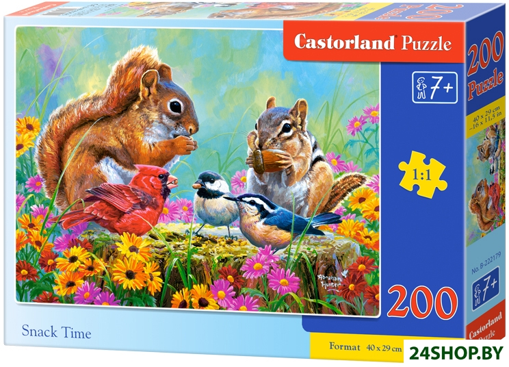 Пазл Castorland Время перекуса B-222179 (200 эл) Пазл Castorland Время перекуса B-222179 (200 эл)