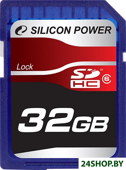 Карта памяти Silicon Power SDHC Card 32GB Class 6 Карта памяти Silicon Power SDHC Card 32GB Class 6