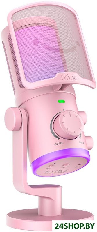 Проводной микрофон FIFINE AM6 (розовый) Проводной микрофон FIFINE AM6 (розовый)