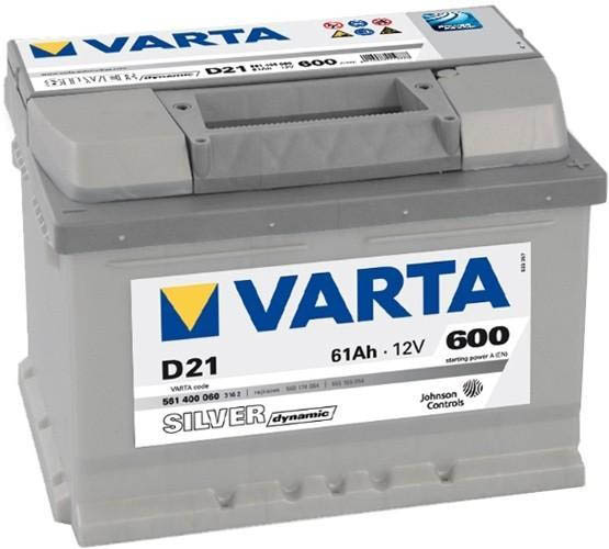 Автомобильный аккумулятор VARTA Silver Dynamic D21 561400060 (61 А/ч) Автомобильный аккумулятор VARTA Silver Dynamic D21 561400060 (61 А/ч)
