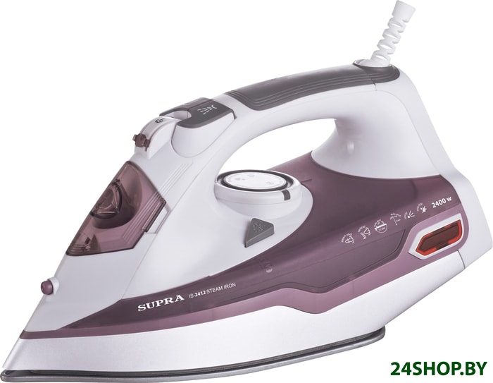 Утюг SUPRA IS-2412 (сиреневый/белый) Утюг SUPRA IS-2412 (сиреневый/белый)