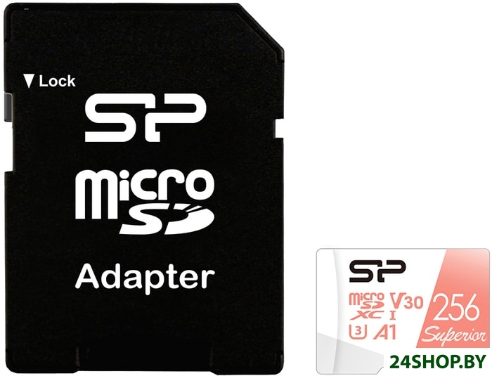 Карта памяти Silicon-Power Superior A1 microSDXC SP256GBSTXDV3V20SP 256GB Карта памяти Silicon-Power Superior A1 microSDXC SP256GBSTXDV3V20SP 256GB
