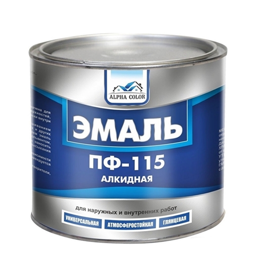 Эмаль Alpha Color ПФ-115 (1.9 кг, оранжевый) Эмаль Alpha Color ПФ-115 (1.9 кг, оранжевый)