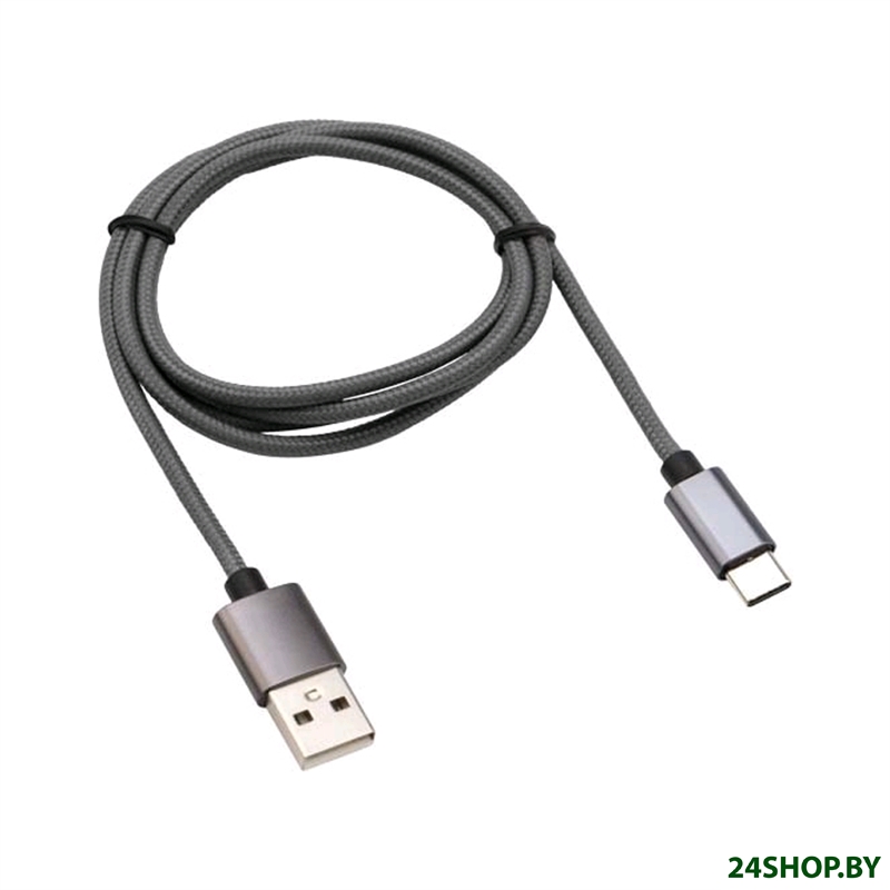 Кабель Rexant 18-1896 USB Type-A - USB Type-C (1 м, серый) Кабель Rexant 18-1896 USB Type-A - USB Type-C (1 м, серый)