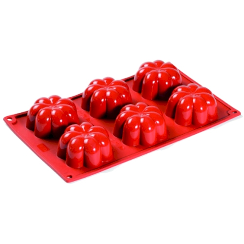 Форма силиконовая Pavoni Шарлотта 78х36мм (FR077) Форма силиконовая Pavoni Шарлотта 78х36мм (FR077)