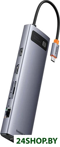 Док-станция Baseus Metal Gleam Series 11-Port Hub B00030709811-00 Док-станция Baseus Metal Gleam Series 11-Port Hub B00030709811-00