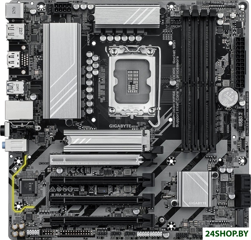 Материнская плата Gigabyte B860M DS3H WiFi6E Материнская плата Gigabyte B860M DS3H WiFi6E