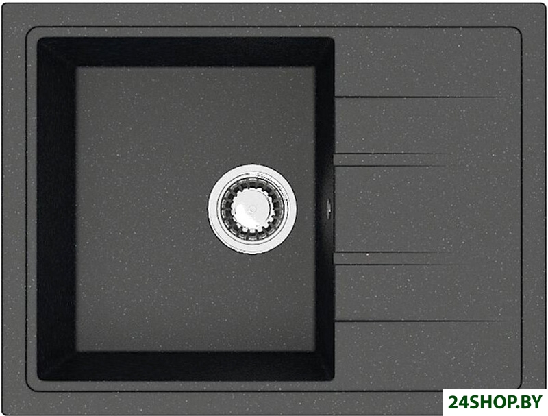 Кухонная мойка Zett Lab 150/Q4 (черный) Кухонная мойка Zett Lab 150/Q4 (черный)