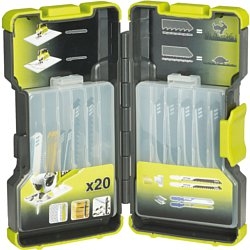Набор оснастки Ryobi RAK20JB (20 предметов) Набор оснастки Ryobi RAK20JB (20 предметов)