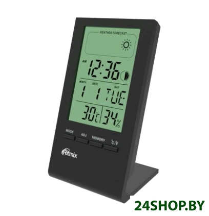 Метеостанция Ritmix CAT-040 (черный) Метеостанция Ritmix CAT-040 (черный)