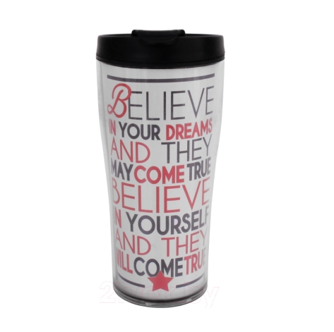 Многоразовый стакан Herevin Believe 161483-003 440мл (белый) Многоразовый стакан Herevin Believe 161483-003 440мл (белый)