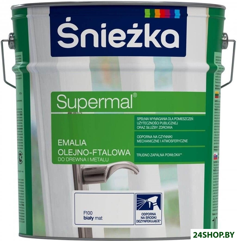 Эмаль Sniezka Supermal Emalia Olejno-Ftalowa 800 мл (светлый пепельный) Эмаль Sniezka Supermal Emalia Olejno-Ftalowa 800 мл (светлый пепельный)