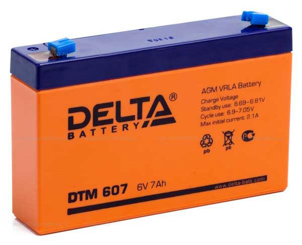 Аккумулятор для ИБП Delta DTM 607 Аккумулятор для ИБП Delta DTM 607