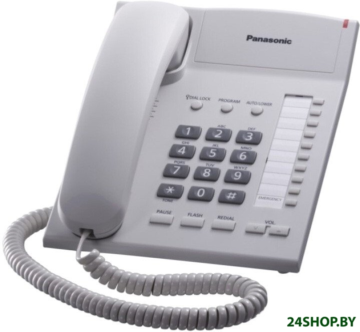 Проводной телефон Panasonic KX-TS2382UAW (белый) Проводной телефон Panasonic KX-TS2382UAW (белый)