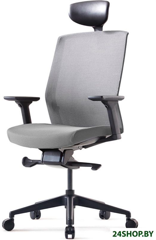 Кресло Bestuhl J1 Black Pl с подголовником (серый) Кресло Bestuhl J1 Black Pl с подголовником (серый)