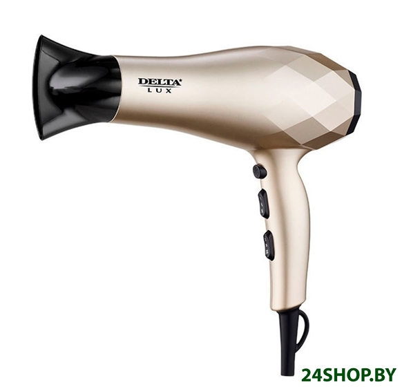 Фен Delta Lux DL-0941 (золотистый/черный) Фен Delta Lux DL-0941 (золотистый/черный)