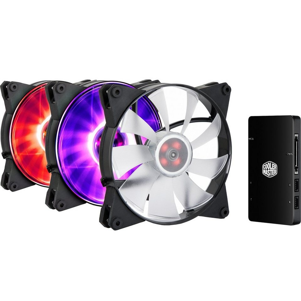Кулер для корпуса Cooler Master MasterFan Pro 140 Air Pressure RGB (с контроллером) Кулер для корпуса Cooler Master MasterFan Pro 140 Air Pressure RGB (с контроллером)