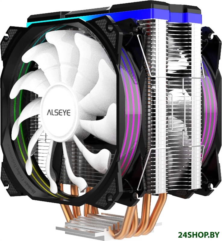 Кулер для процессора ALSEYE M120D (черный) Кулер для процессора ALSEYE M120D (черный)